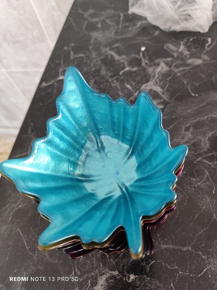 Renkli Yaprak Desenli kâse Seti - Görsel 3