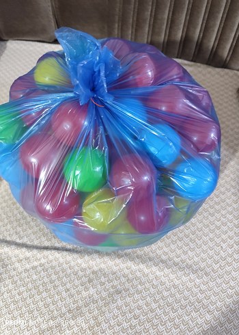 Renkli Oyun Topları Seti 7cm.. 100adet - Görsel 4