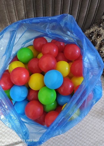 Renkli Oyun Topları Seti 7cm.. 100adet - Görsel 2