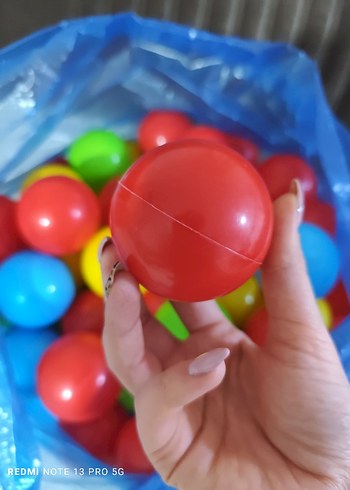 Renkli Oyun Topları Seti 7cm.. 100adet - Görsel 3