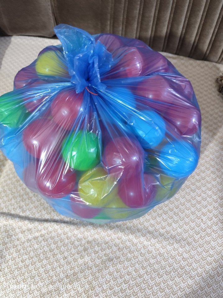 Renkli Oyun Topları Seti 7cm.. 100adet - Görsel 4