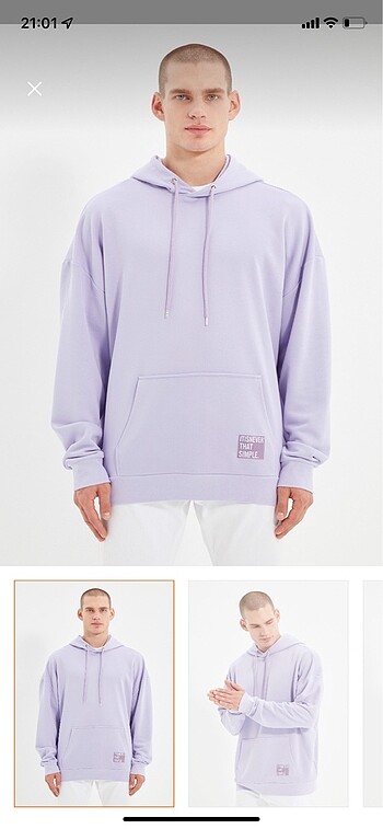 Lila Oversize Unisex Sweat