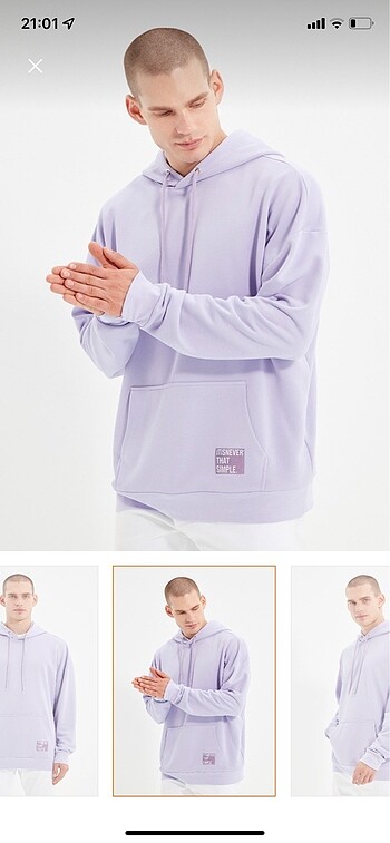 Trendyol & Milla Lila Oversize Unisex Sweat