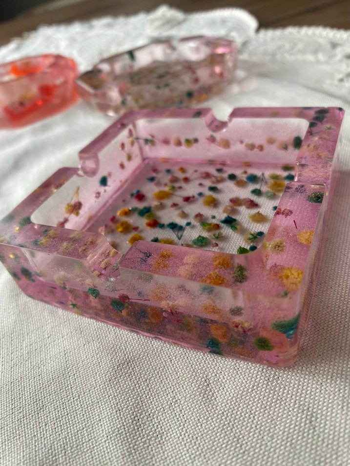 El Emeği Epoksi Reçine Küllük - Görsel 2