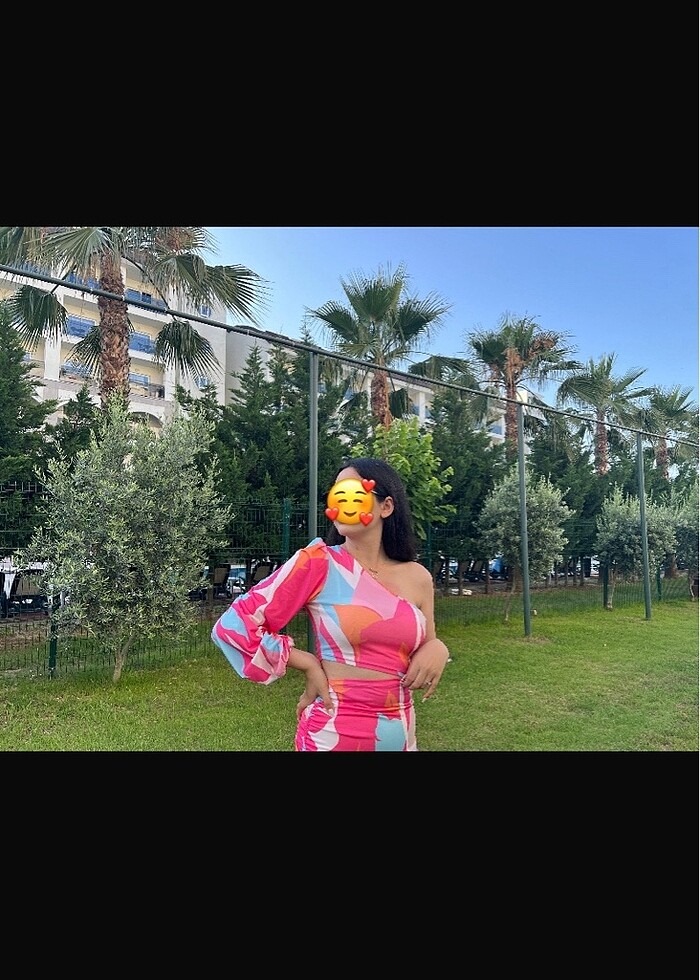 Çok Renkli Elbise - Görsel 3