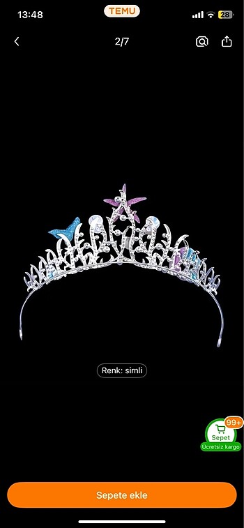 Deniz Ürünleri Çocuk Tacı - Görsel 4