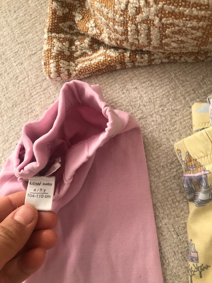 Kızlar İçin Pamuklu Renkli Pijama altları - Görsel 2