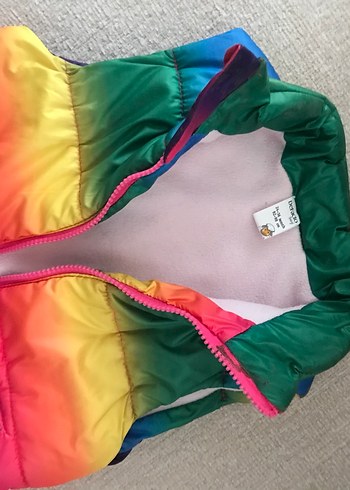 Kız Çocuk Renkli Yelek - Görsel 2