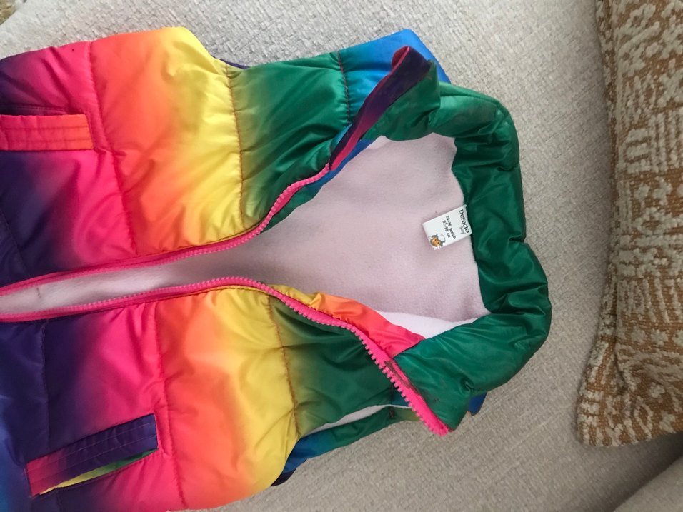 Kız Çocuk Renkli Yelek - Görsel 2