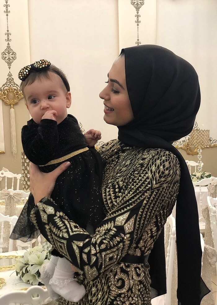 Gold simli abiye - Görsel 2