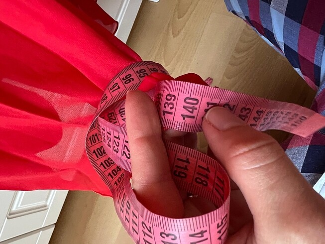 Şık şifon tesettür elbise - Görsel 6