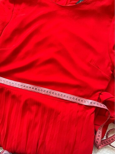 Şık şifon tesettür elbise - Görsel 8