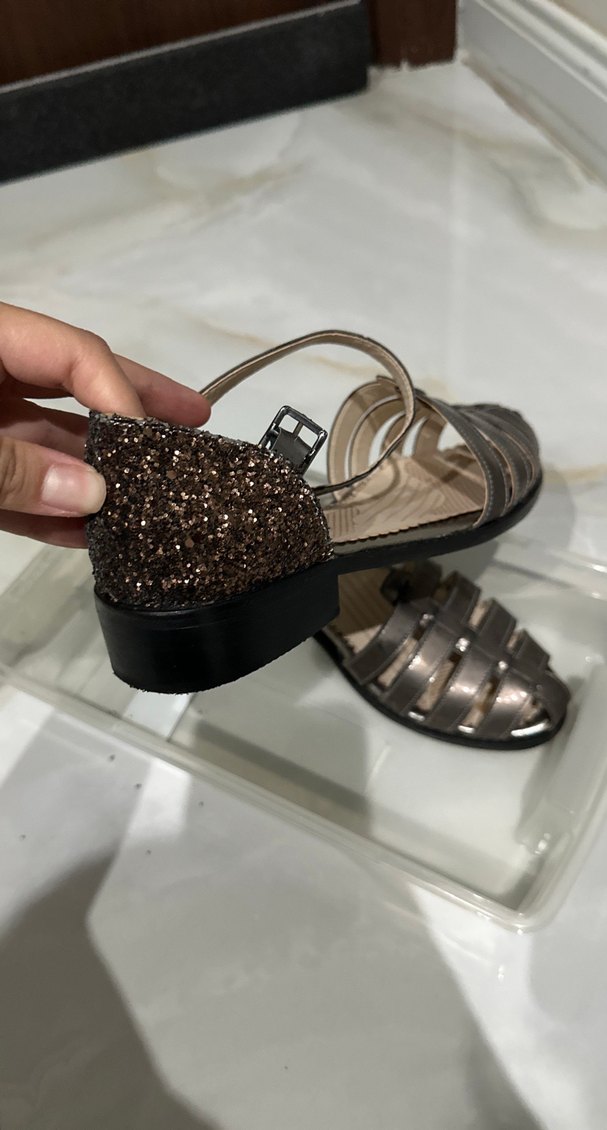 Kahverengi sandalet - Görsel 3