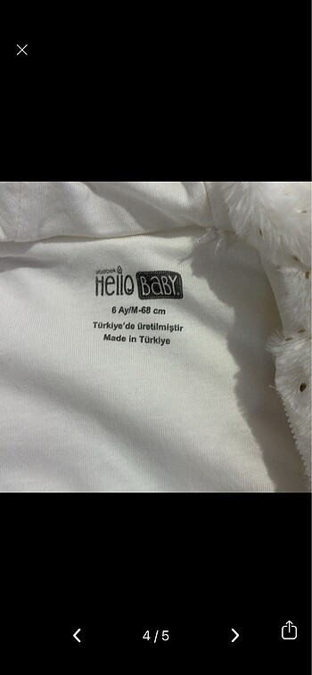 Bebek  tulum 6 ay - Görsel 4