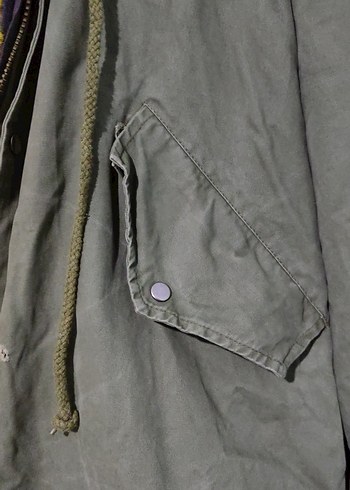 xl Beden sarı Renk Sarı Kürklü Kadın Mont