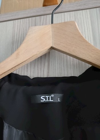 Siyah Baskılı Düğmeli Midi Hamile Ceketi - Görsel 3