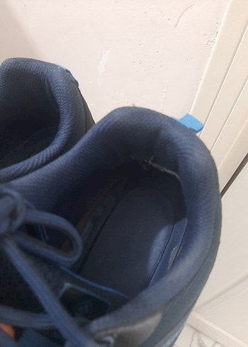 Gri ve Mavi Erkek Ayakkabı Bağı - Görsel 4