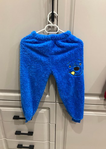 Mavi Erkek Çocuk Peluş Sweatshirt ALT TAKIM - Görsel 6