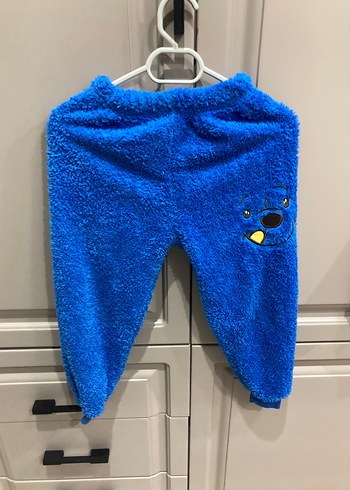 Mavi Erkek Çocuk Peluş Sweatshirt ALT TAKIM - Görsel 8