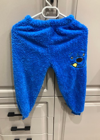 Mavi Erkek Çocuk Peluş Sweatshirt ALT TAKIM - Görsel 9