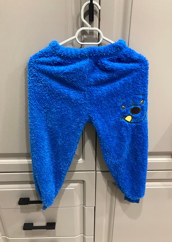 Mavi Erkek Çocuk Peluş Sweatshirt ALT TAKIM - Görsel 7