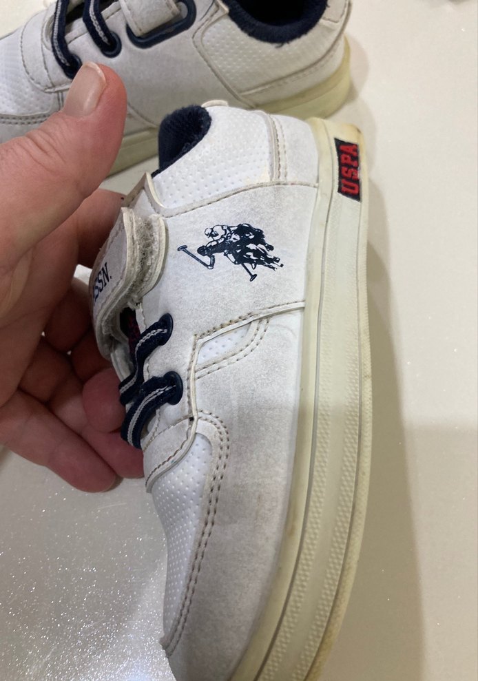 Beyaz Erkek Çocuk Sneakers - U.S. Polo Assn. - Görsel 5