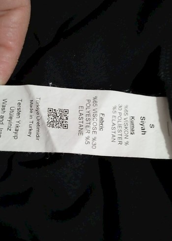 adL Siyah Kadın Kısa Kollu Triko Elbise - Görsel 7