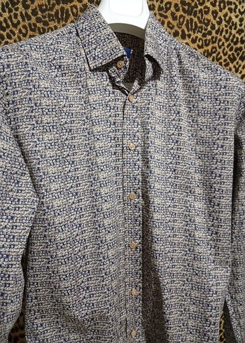 Marco Benelli Gri Erkek Uzun Kollu Düğmeli Gömlek - Görsel 3