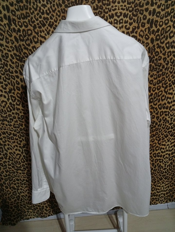 DUFY Uzun Kollu Beyaz Düğmeli Erkek Gömlek - Görsel 2