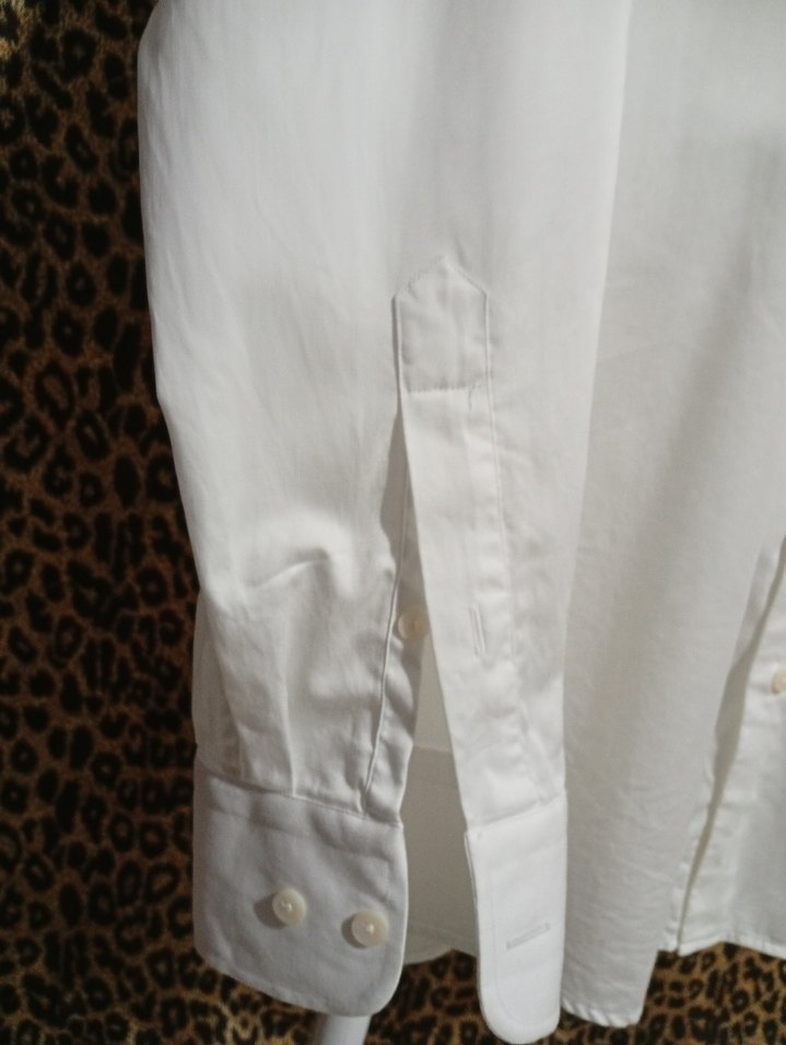 DUFY Uzun Kollu Beyaz Düğmeli Erkek Gömlek - Görsel 5