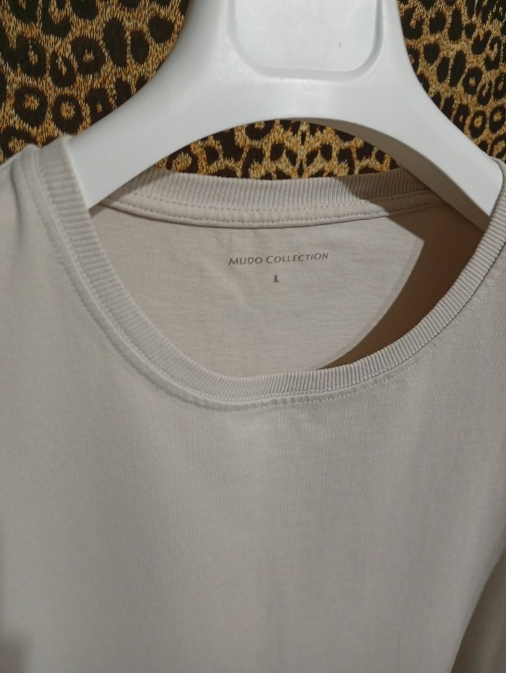 MUDO COLLECTION Erkek Beyaz Kısa Kollu Pamuk Tişört - Görsel 4