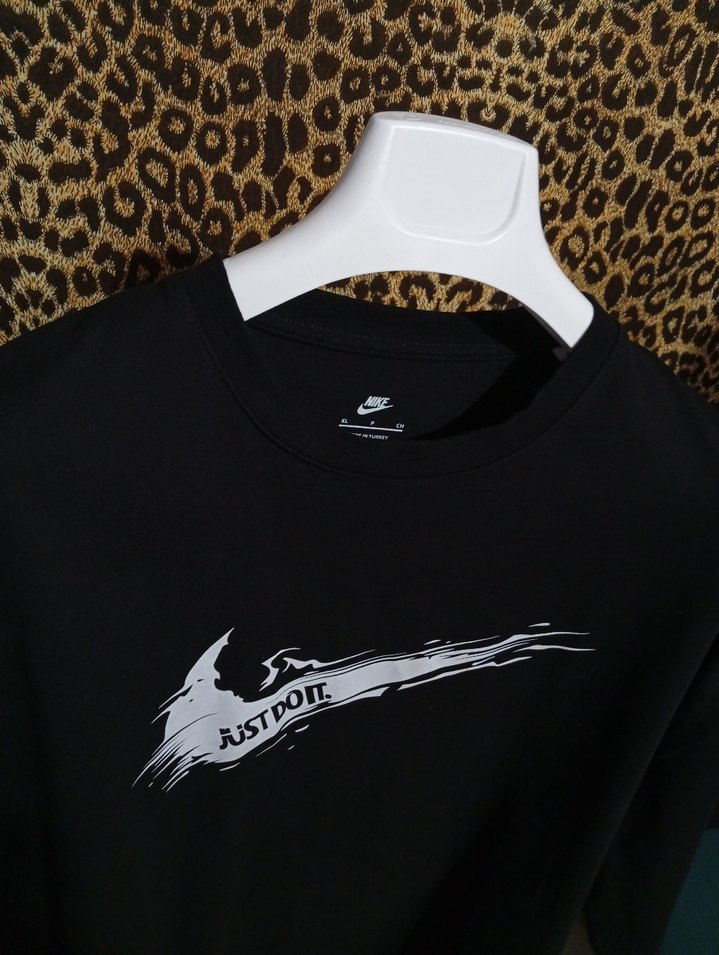 NİKE Siyah Erkek Baskılı Oversize Tişört - Görsel 4