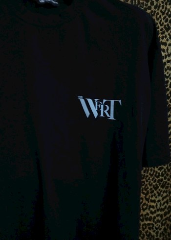 The Vert Erkek Mavi Baskılı Rahat Kesim Tişört - Görsel 3