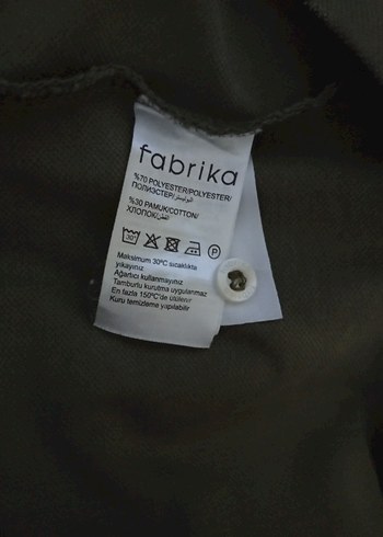 fabrika Erkek Haki Kısa Kollu Polo Yaka Tişört - Görsel 6