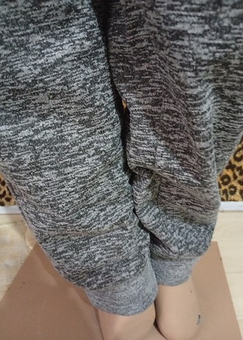 Gri Rahat Kesim Erkek Eşofman Altı - Görsel 4