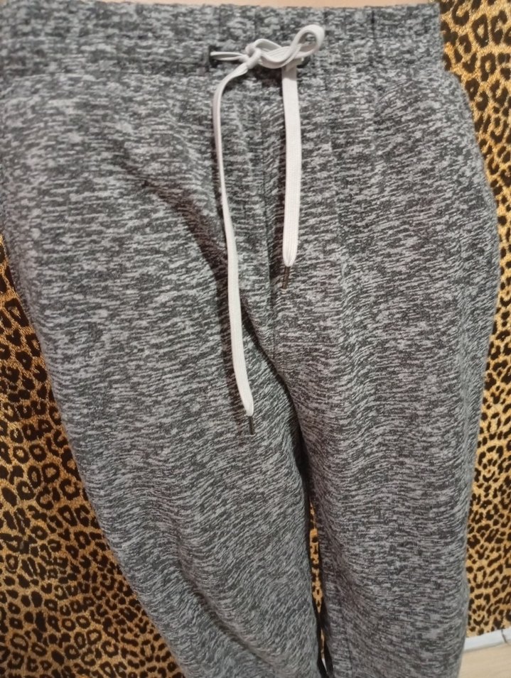 Gri Rahat Kesim Erkek Eşofman Altı - Görsel 3