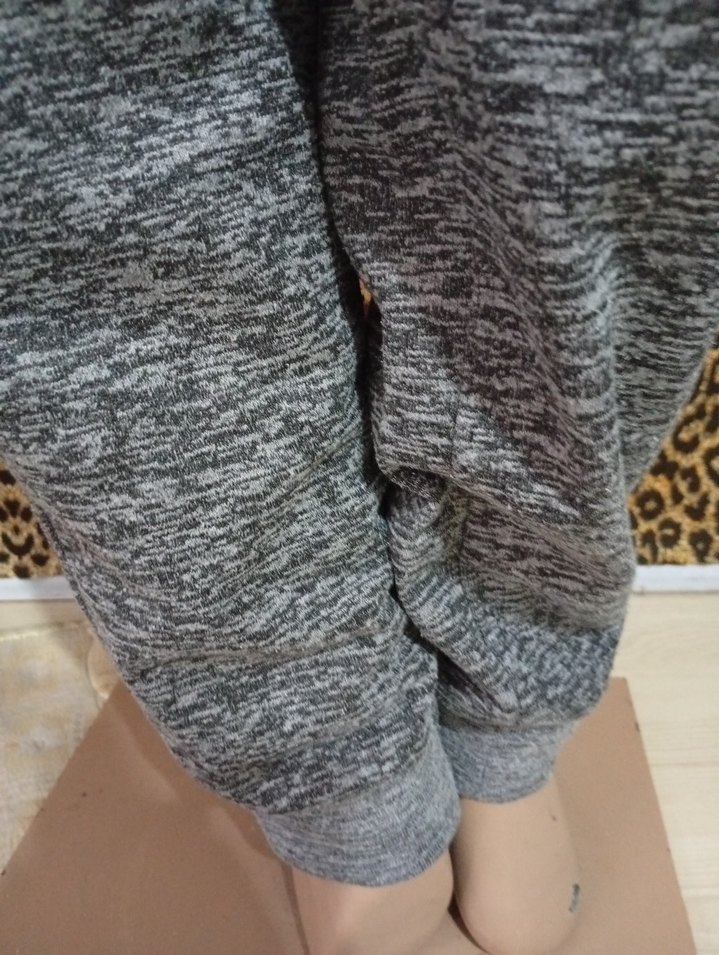 Gri Rahat Kesim Erkek Eşofman Altı - Görsel 4