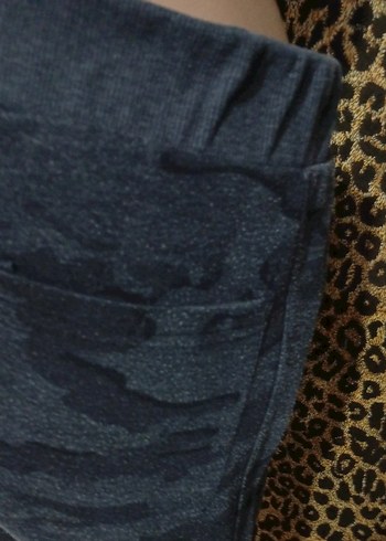 POLOGARAGE Erkek Gri Kamuflaj Desenli Rahat Eşofman - Görsel 8