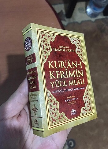 Kuranı kerim Türkçe meali 