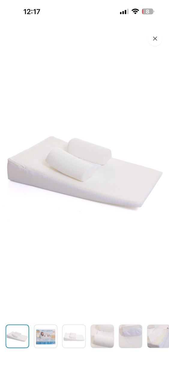 2'si 1 Arada Bebek Reflü ve Yan Yatış Yastığı - Görsel 2