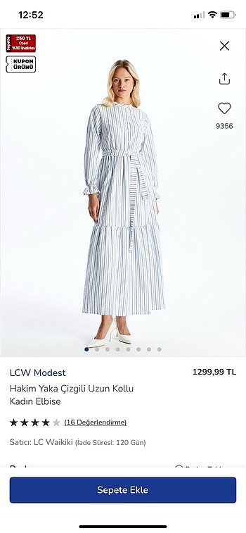 Lcw modest elbise