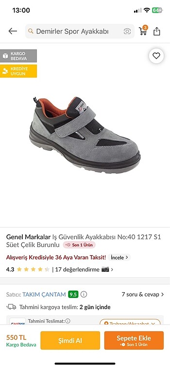 Spor ayakkabı