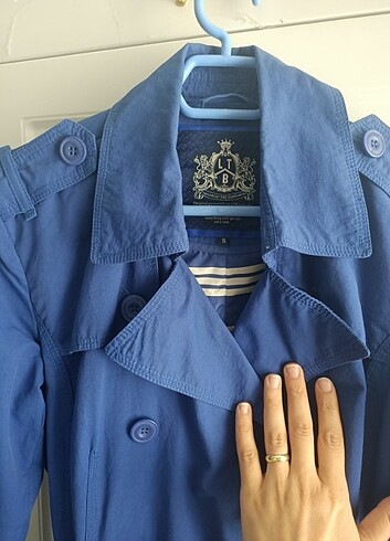 s Beden lacivert Renk Trençkot #zara#bershka#ltb