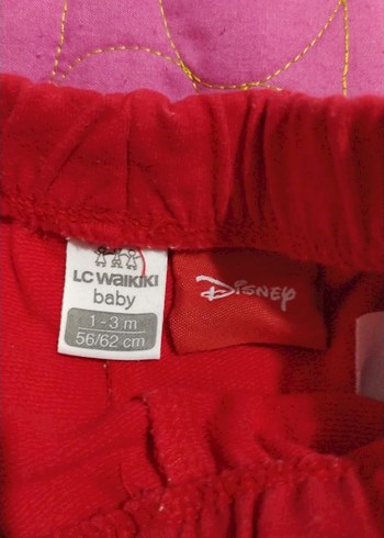 3'lü Kız Çocuk Takım Kırmızı Sweatshirt,2li Tayt - Görsel 6