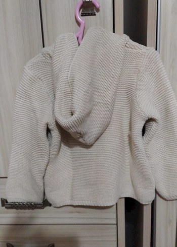 Kullanişli, sıcacık, kapişonlu hirka 12-18 ay - Görsel 3