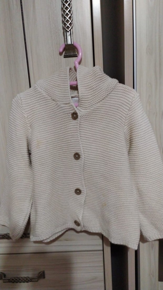 Kullanişli, sıcacık, kapişonlu hirka 12-18 ay - Görsel 2