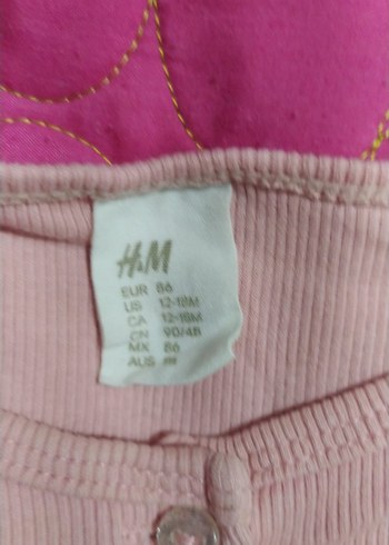 Pembe Kız Çocuk Düğmeli İnce Hırka - Görsel 3