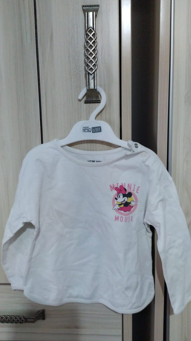 Renkli Baskılı Uzun Kollu Kız Sweatshirt - Görsel 2