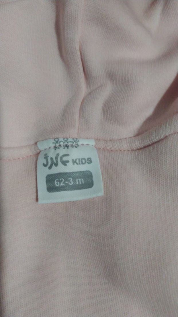 Pembe Baskılı Bebek Kız Kıyafet Takımı / 3 ay - Görsel 4