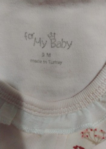 Dantel Detaylı Pembe Kız Bebek Tulum - Görsel 3